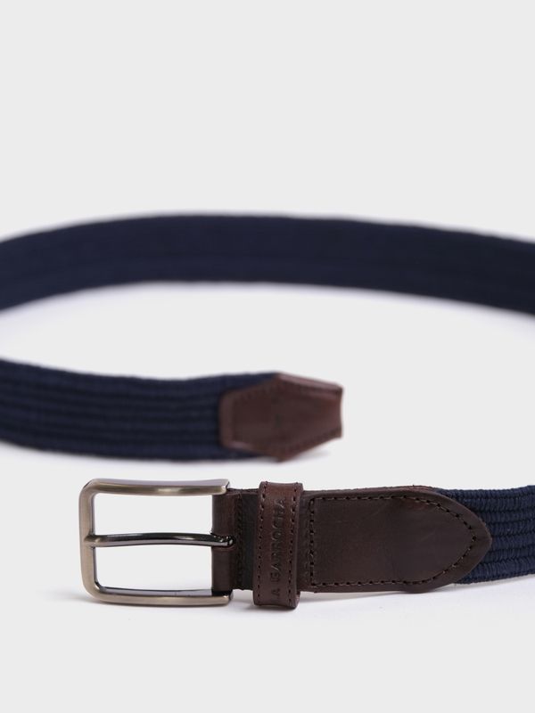 Cinto Entrançado Encerado | Marino