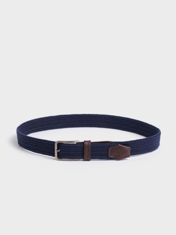 Cinto Entrançado Encerado | Marino