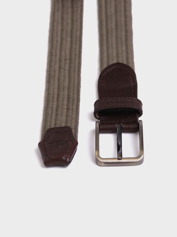 Cinto Entrançado Encerado | Greige