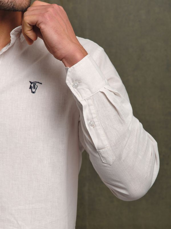 Linen Shirt | Beige