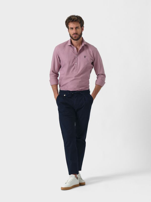 Camisa Polera Garment Dyed | Lavanda