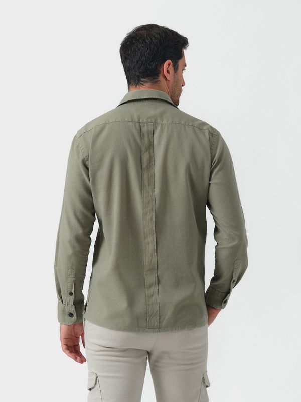 Guayabera Shirt | Verde
