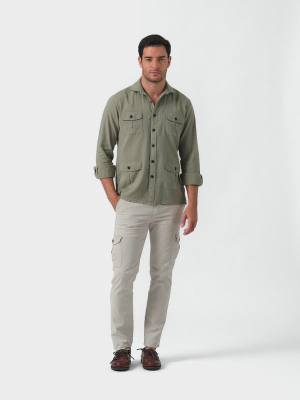 Guayabera Shirt | Verde
