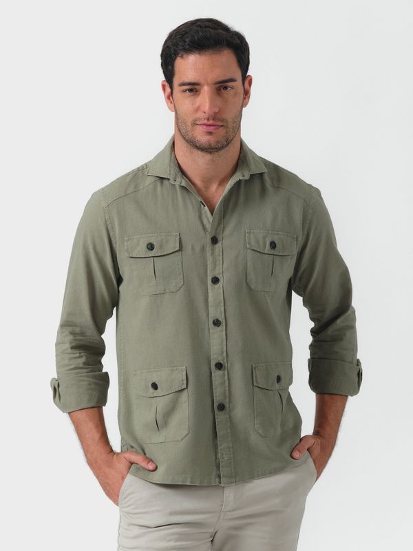 Guayabera Shirt | Verde