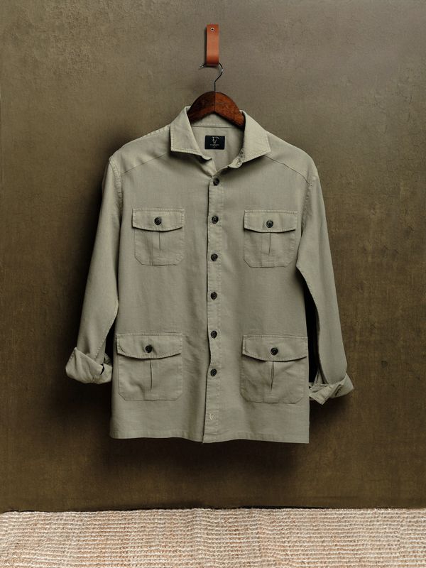 Guayabera Shirt | Verde