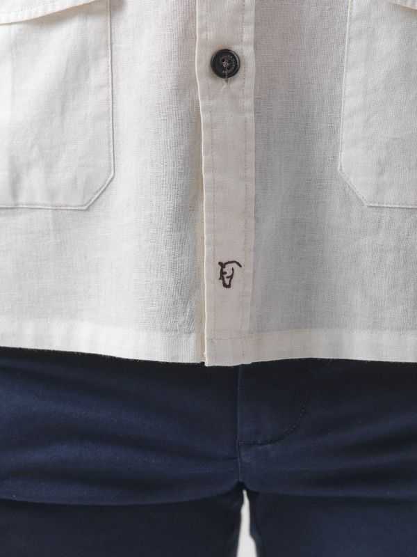 Guayabera Shirt | Beige
