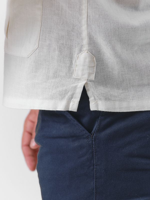 Guayabera Shirt | Beige