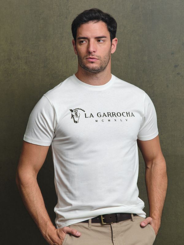 T-shirt Flock Print Classique | Crudo