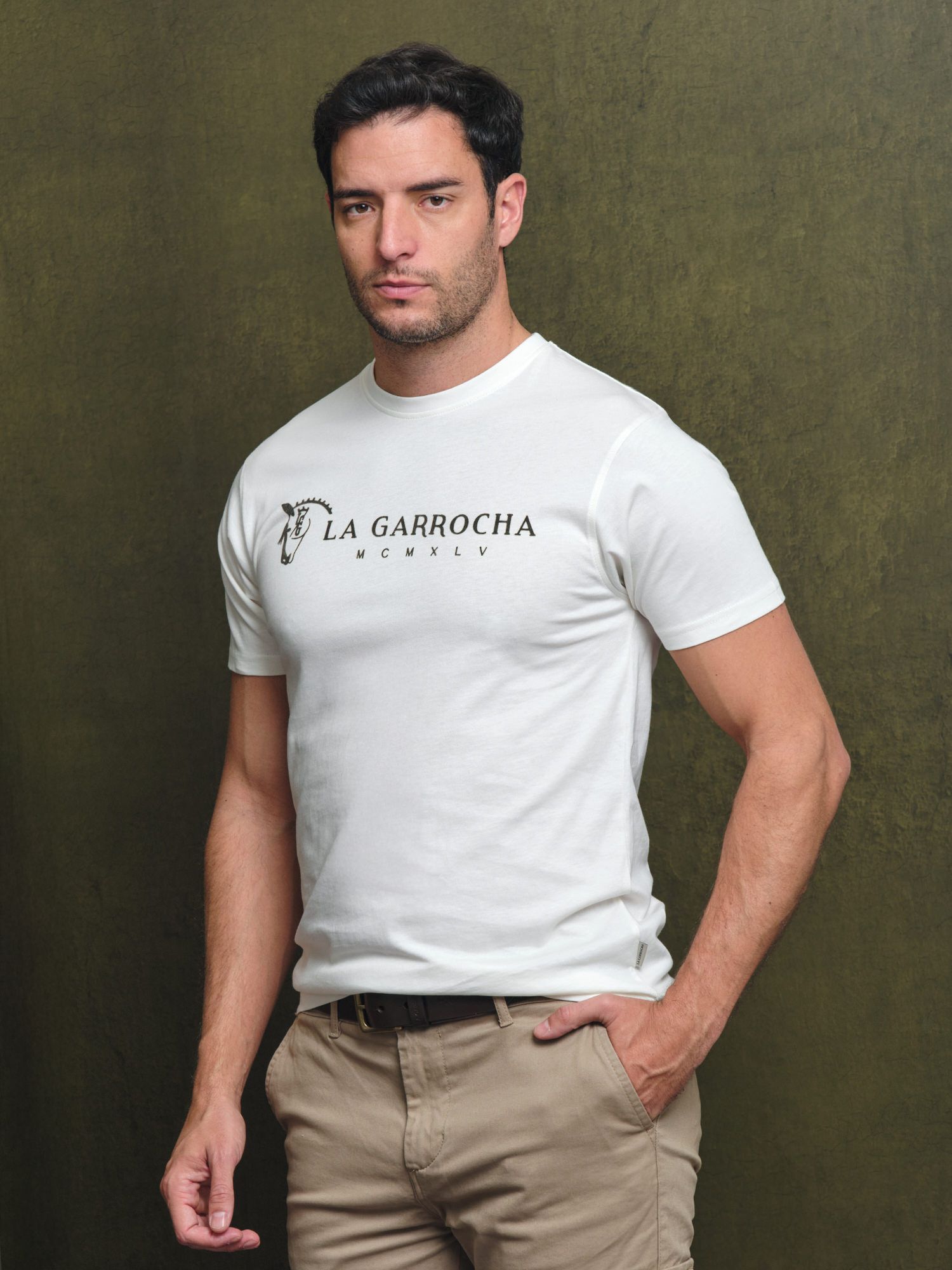 Classic Flock Print T-shirt | Crudo