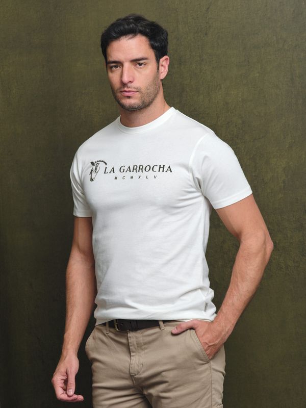 T-shirt Flock Print Classique | Crudo