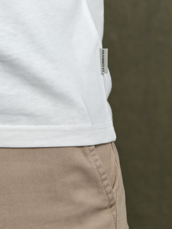 T-shirt Flock Print Classique | Crudo