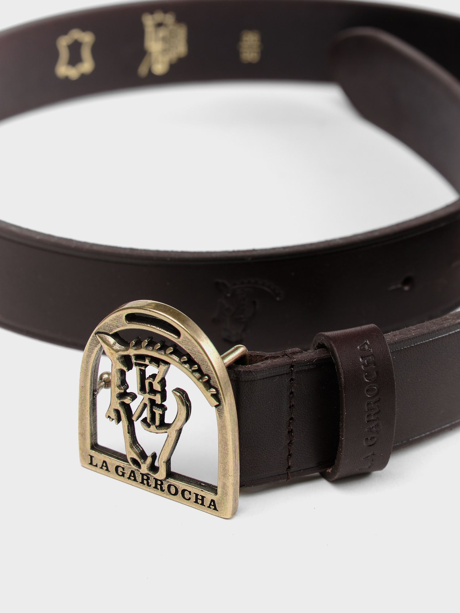 Ceinture Estribo | Chocolate
