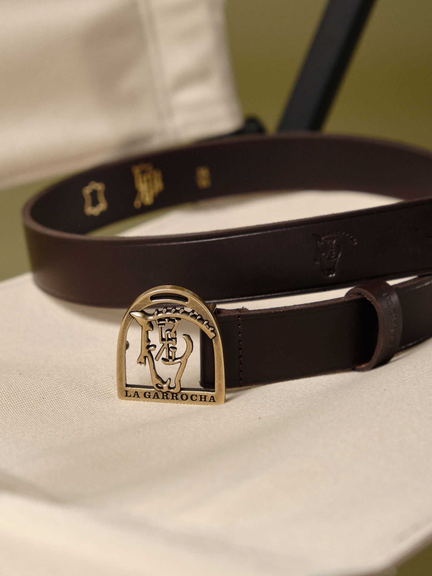 Ceinture Estribo | Chocolate