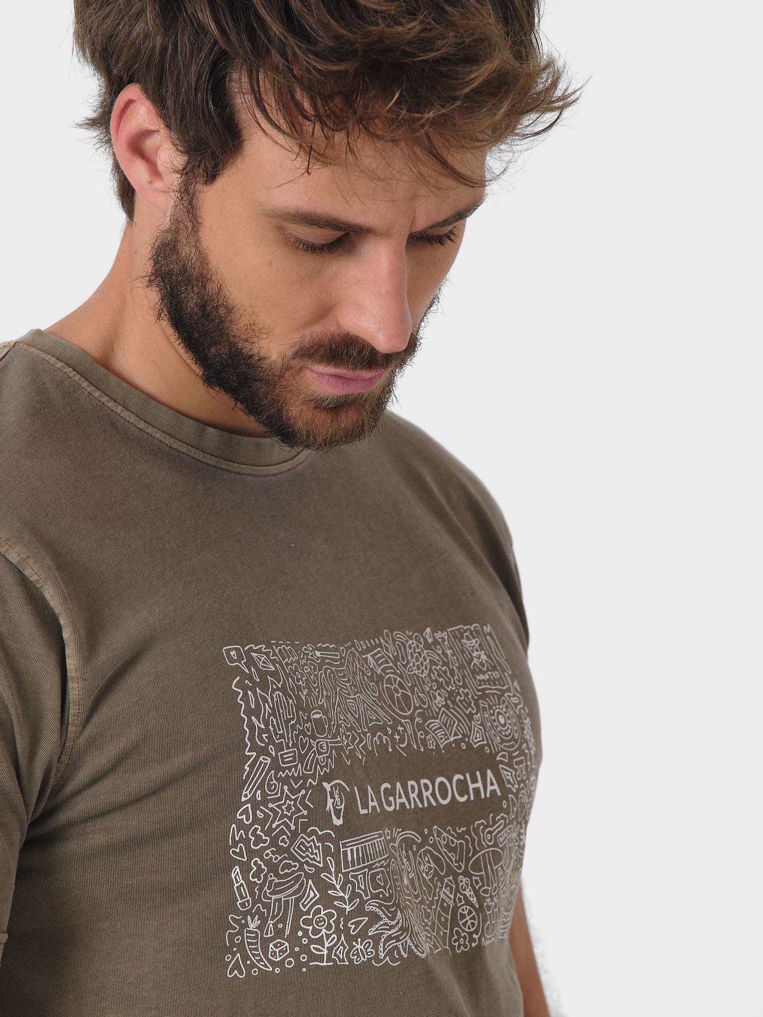 Doodle T-shirt | Oliva