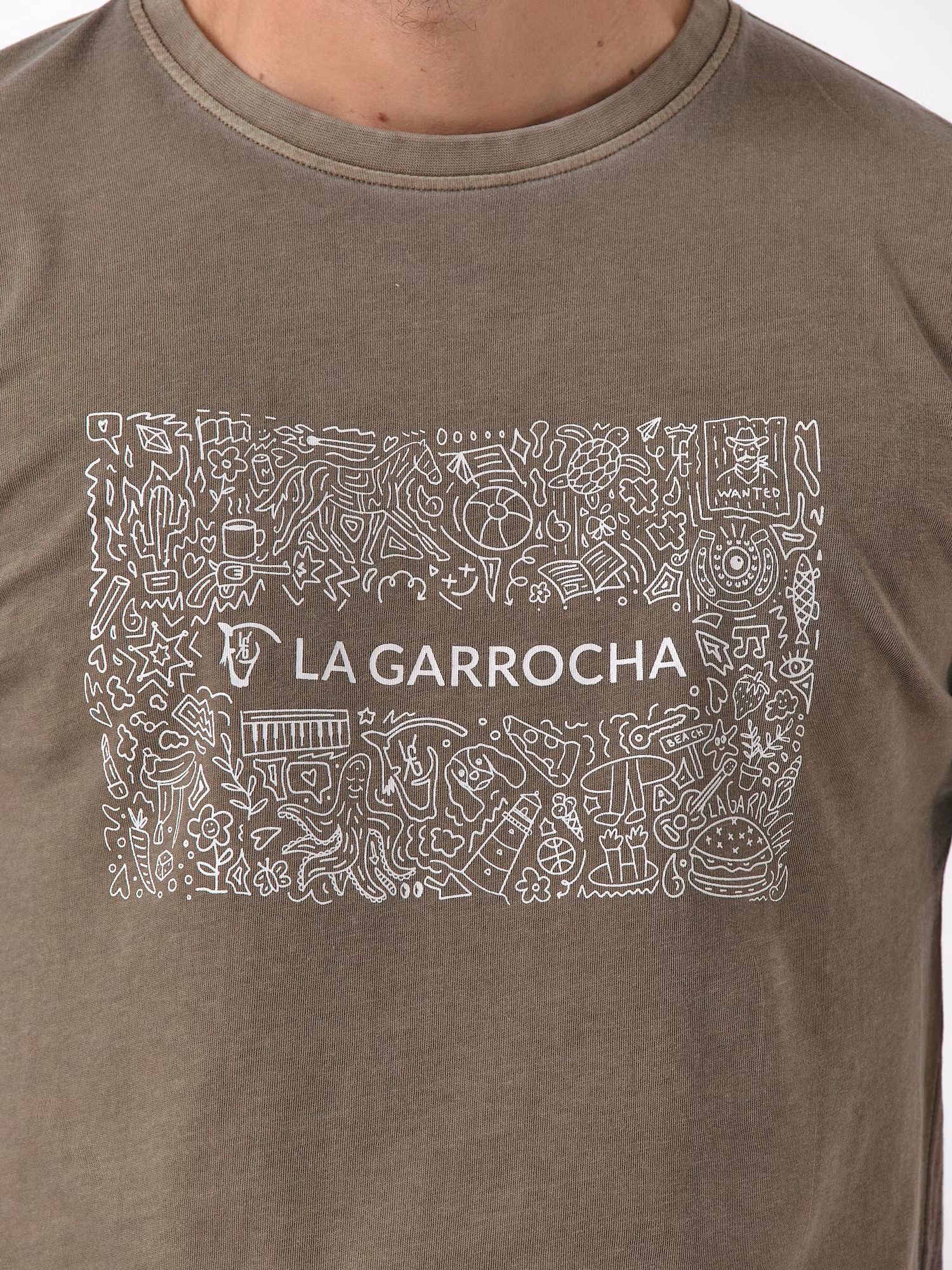 Doodle T-shirt | Oliva