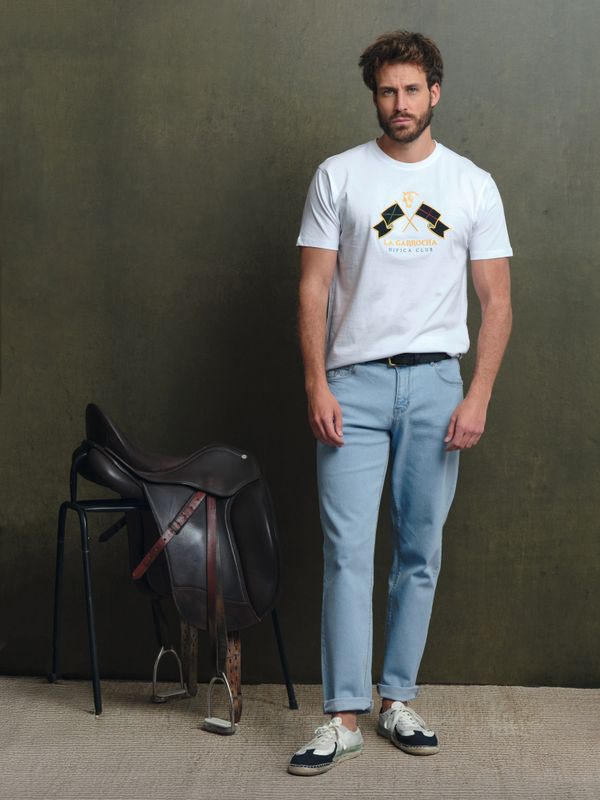 T-shirt Club Équestre | Blanco