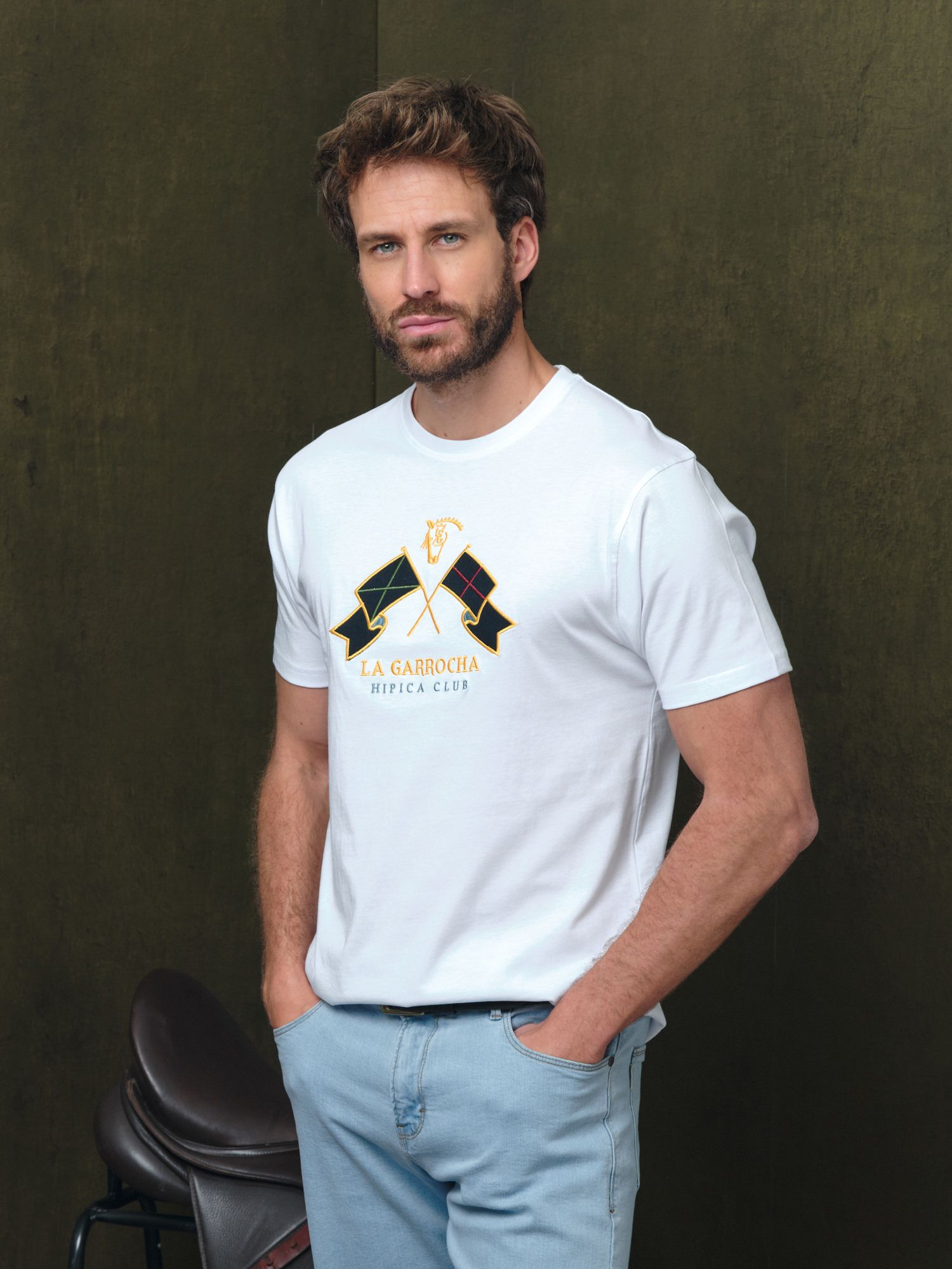 Equestrian Club T-shirt | Blanco