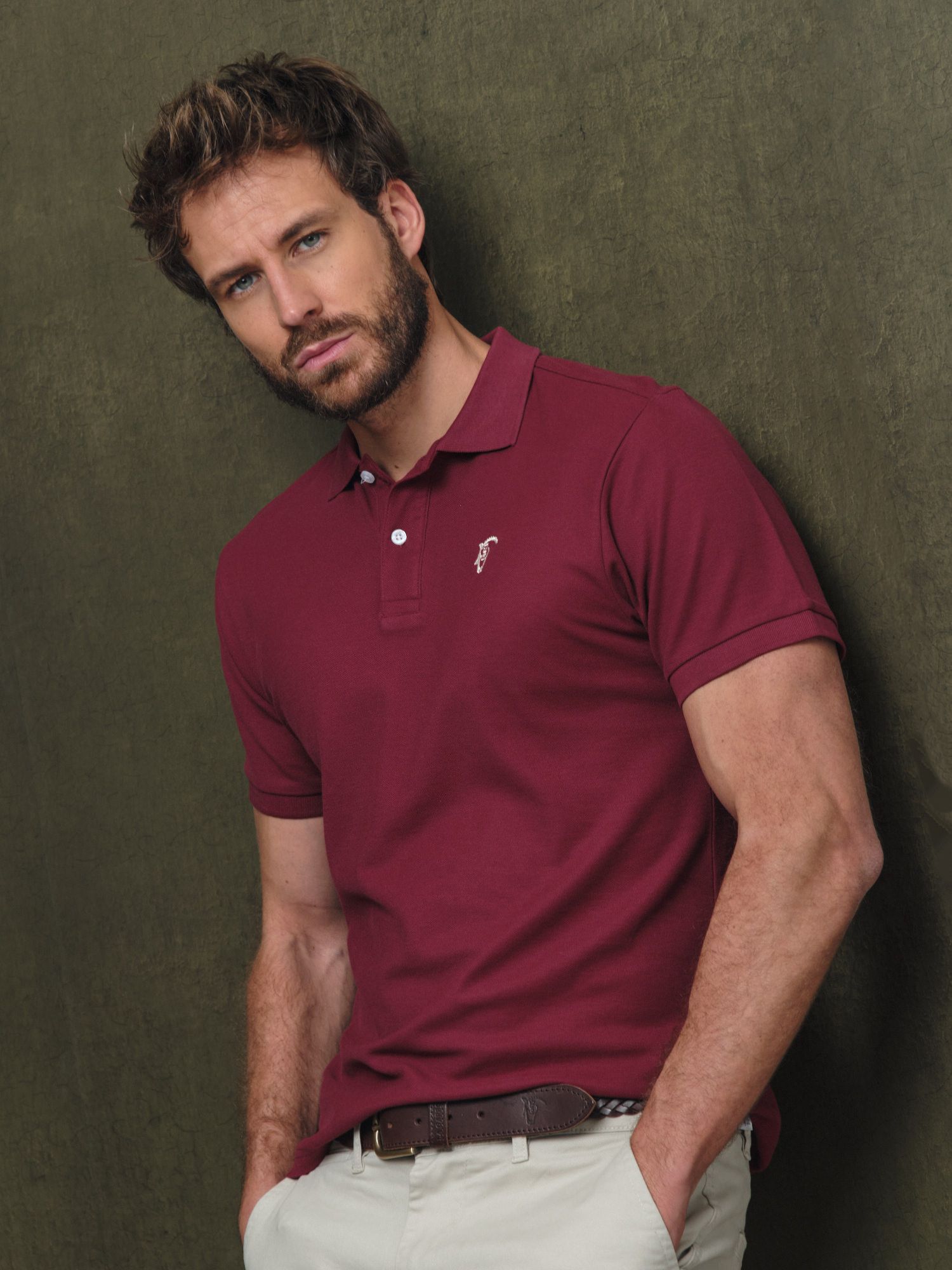 Basic Polo | Burgundy