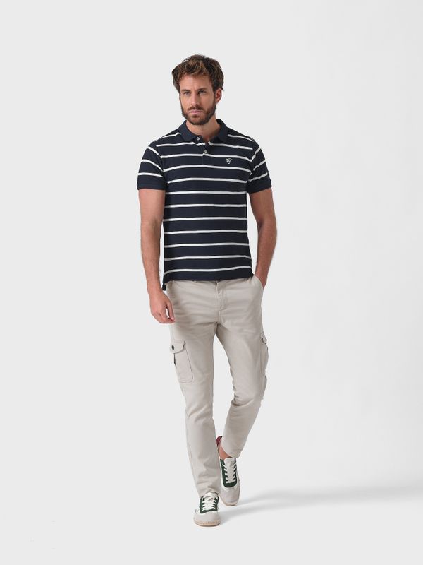 Polo Listrado | Marino