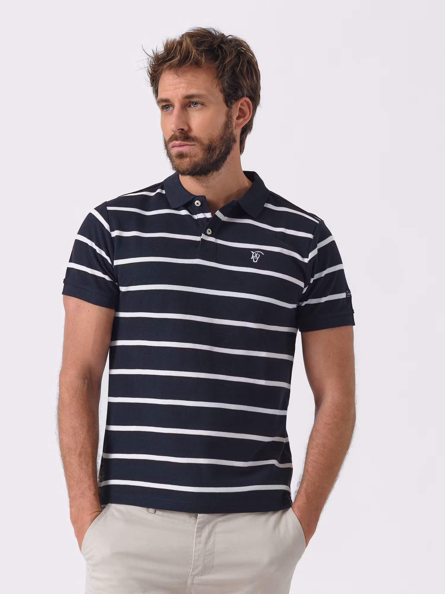 Polo Listrado | Marino