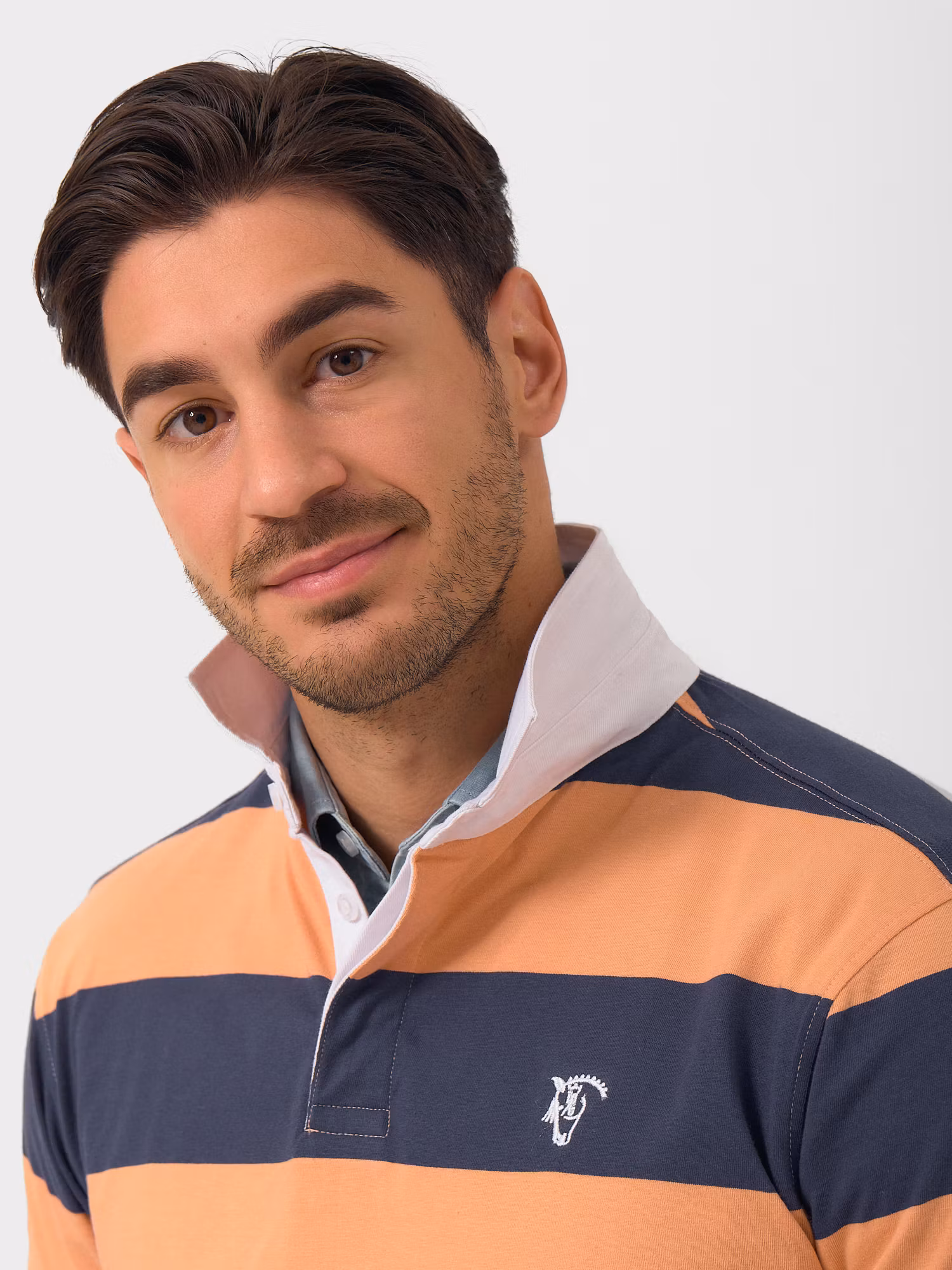 Polo Rugby de Manga Larga | Salmón