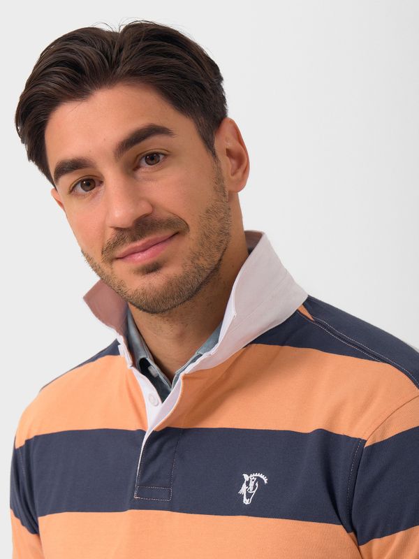 Long-sleeved Rugby Polo Shirt | Salmón