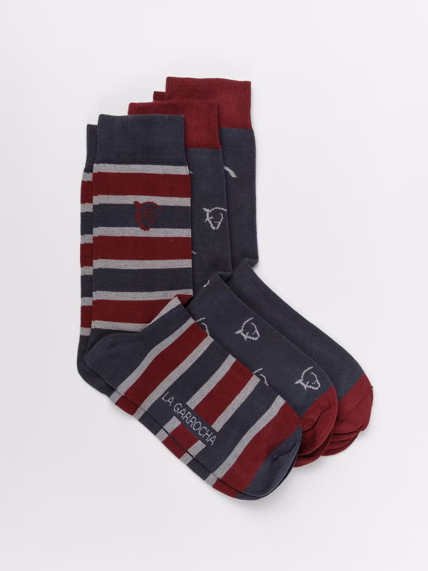 Pack com 3 Meias Listradas | Marengo