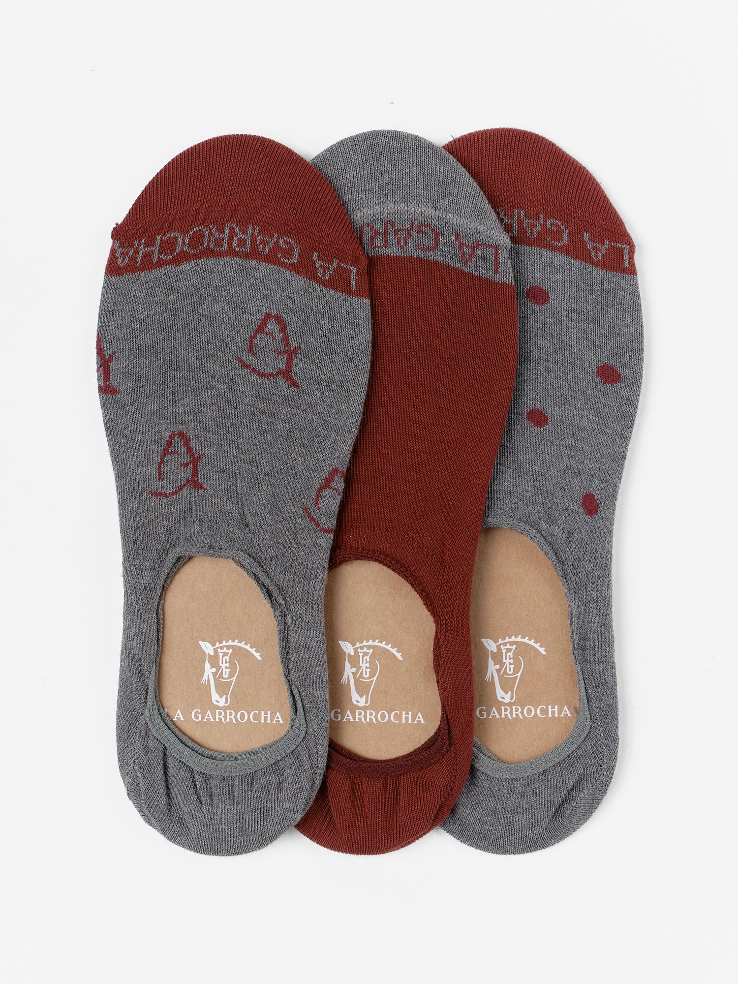 3-Pack Socks Pinky | Ceniza