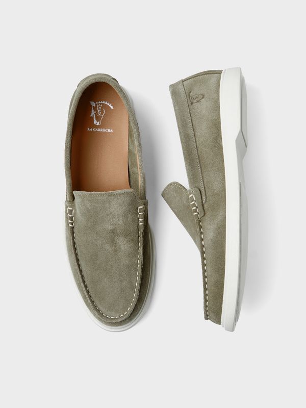 Mocassin en cuir Suédé | Musgo