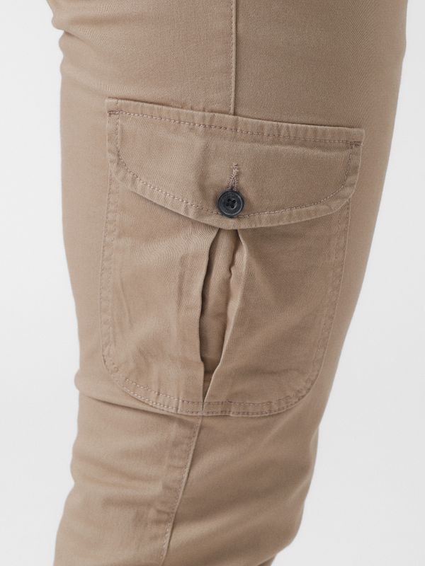 Pantalon cargo coton | Camel