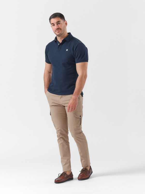 Pantalon cargo coton | Camel