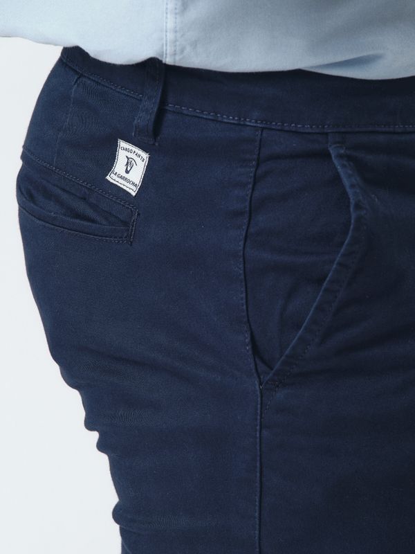 Calças cargo algodão | Marino