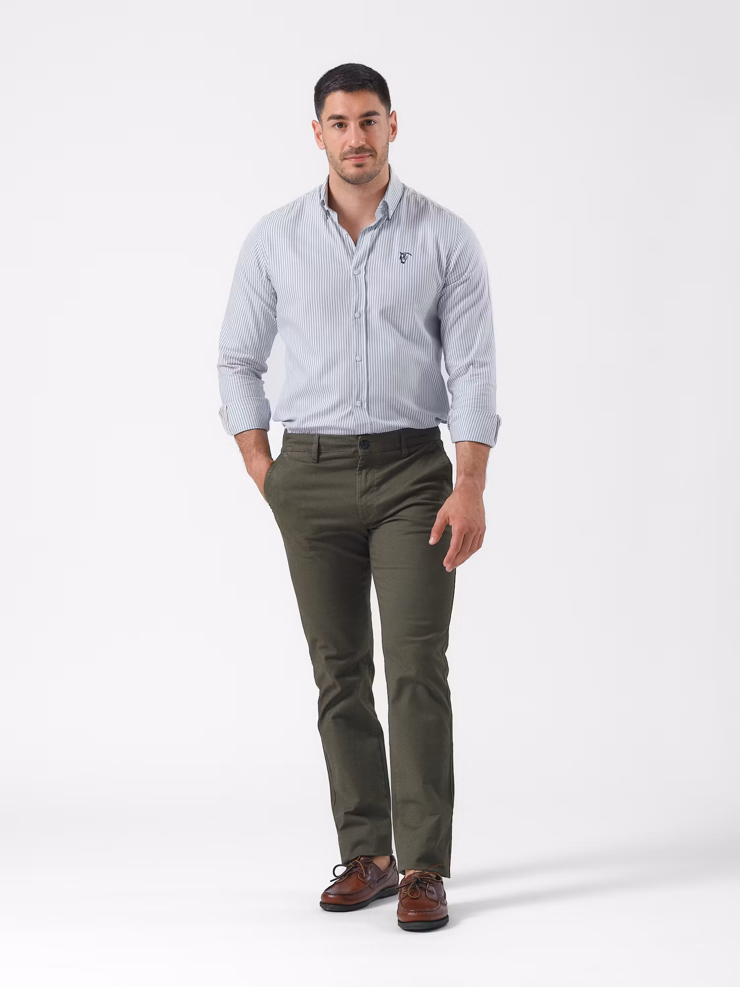Regular Chinos | Verde