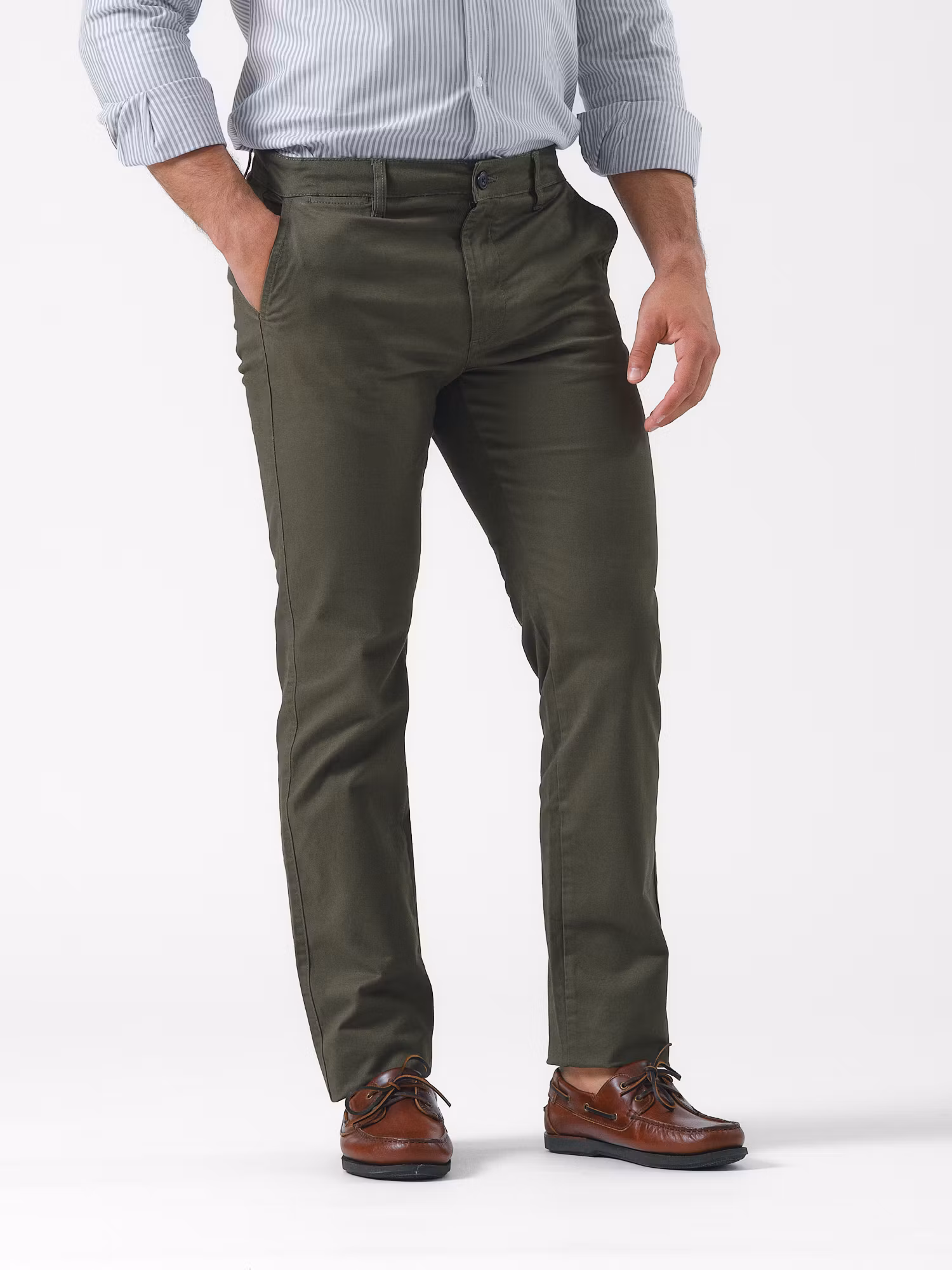 Regular Chinos | Verde