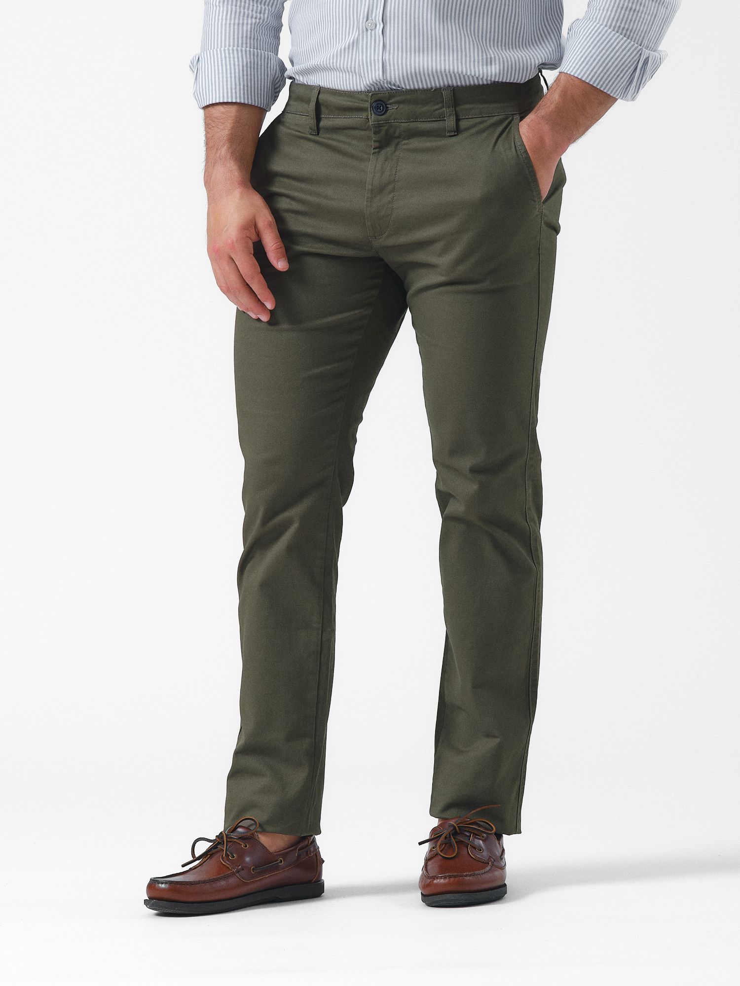 Regular Chinos | Verde