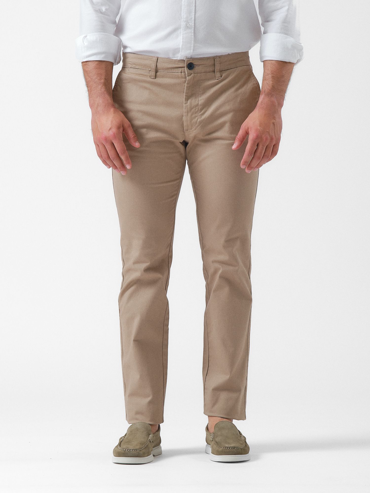 Regular Chinos | Camel