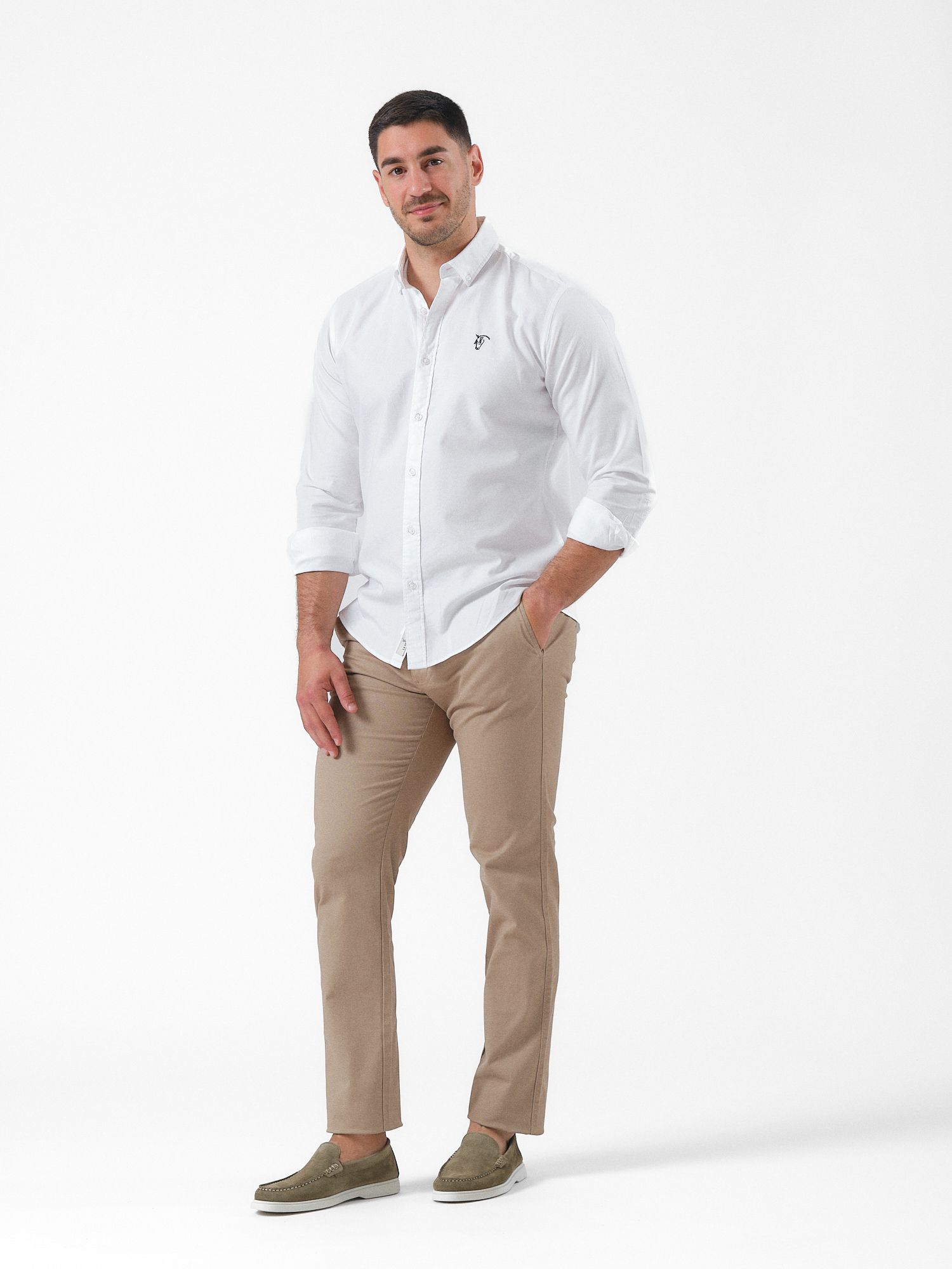 Regular Chinos | Camel