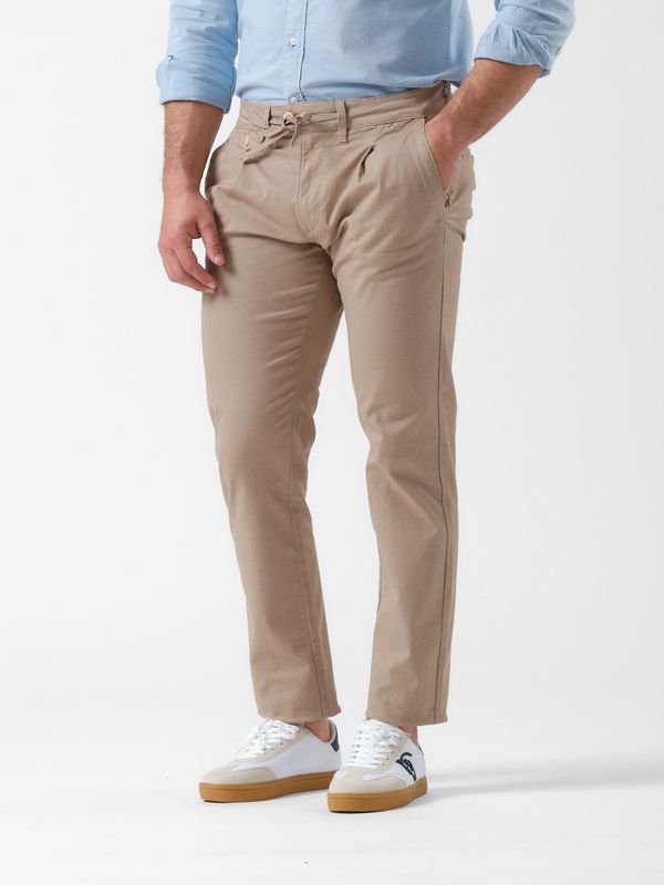 Chino com cadarços | Camel