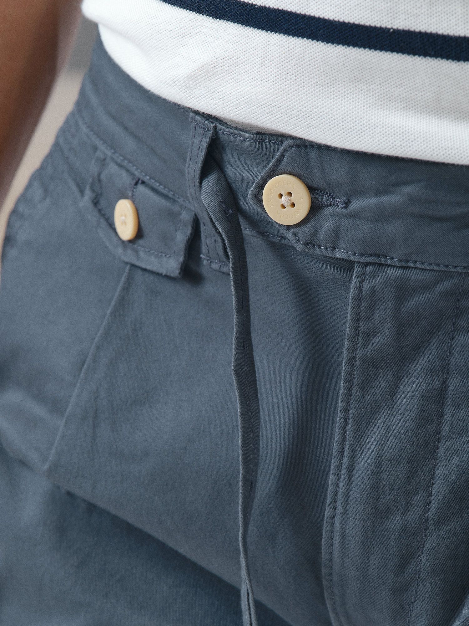 Lace-up Chino | Cobalto