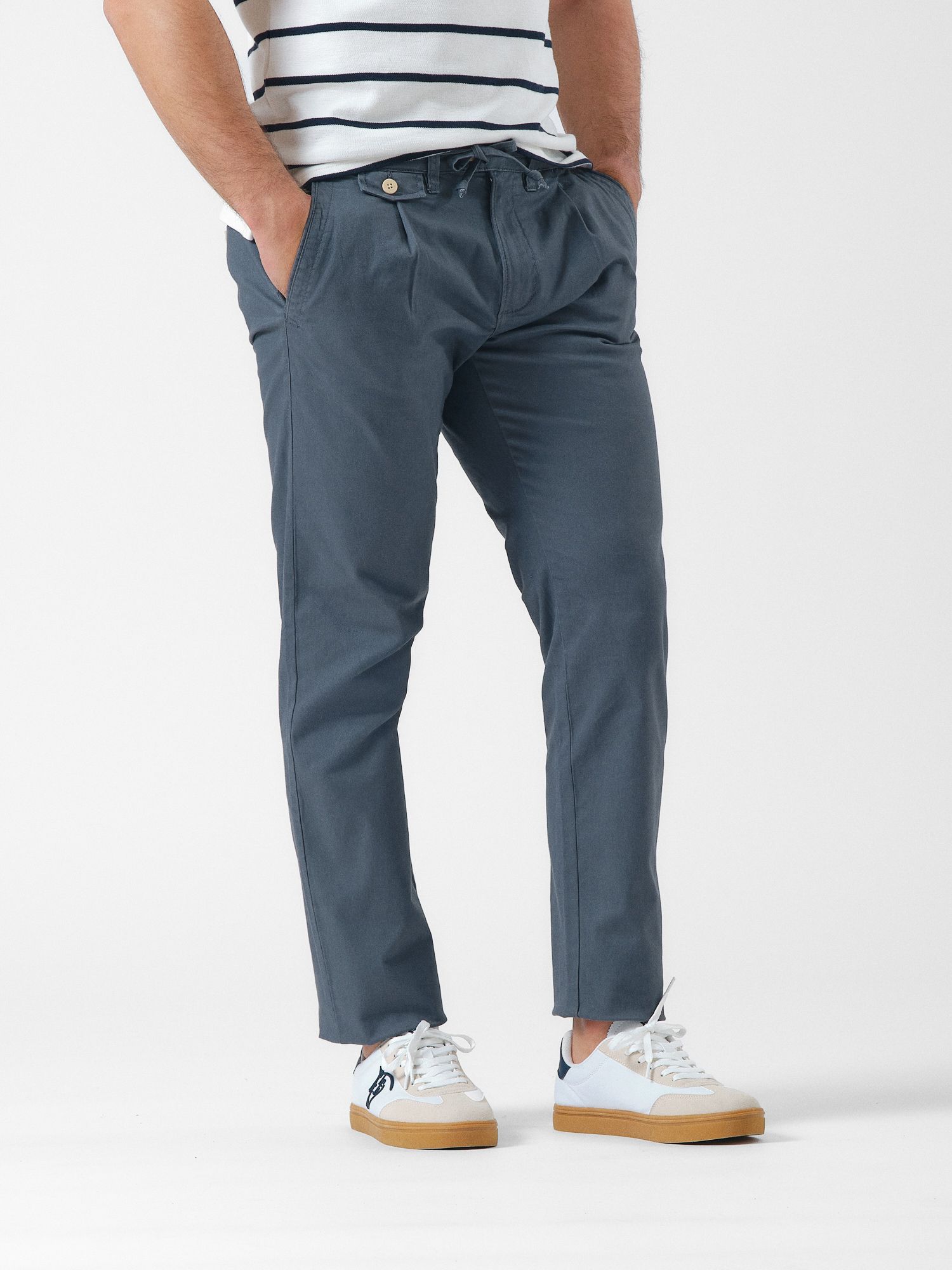 Lace-up Chino | Cobalto
