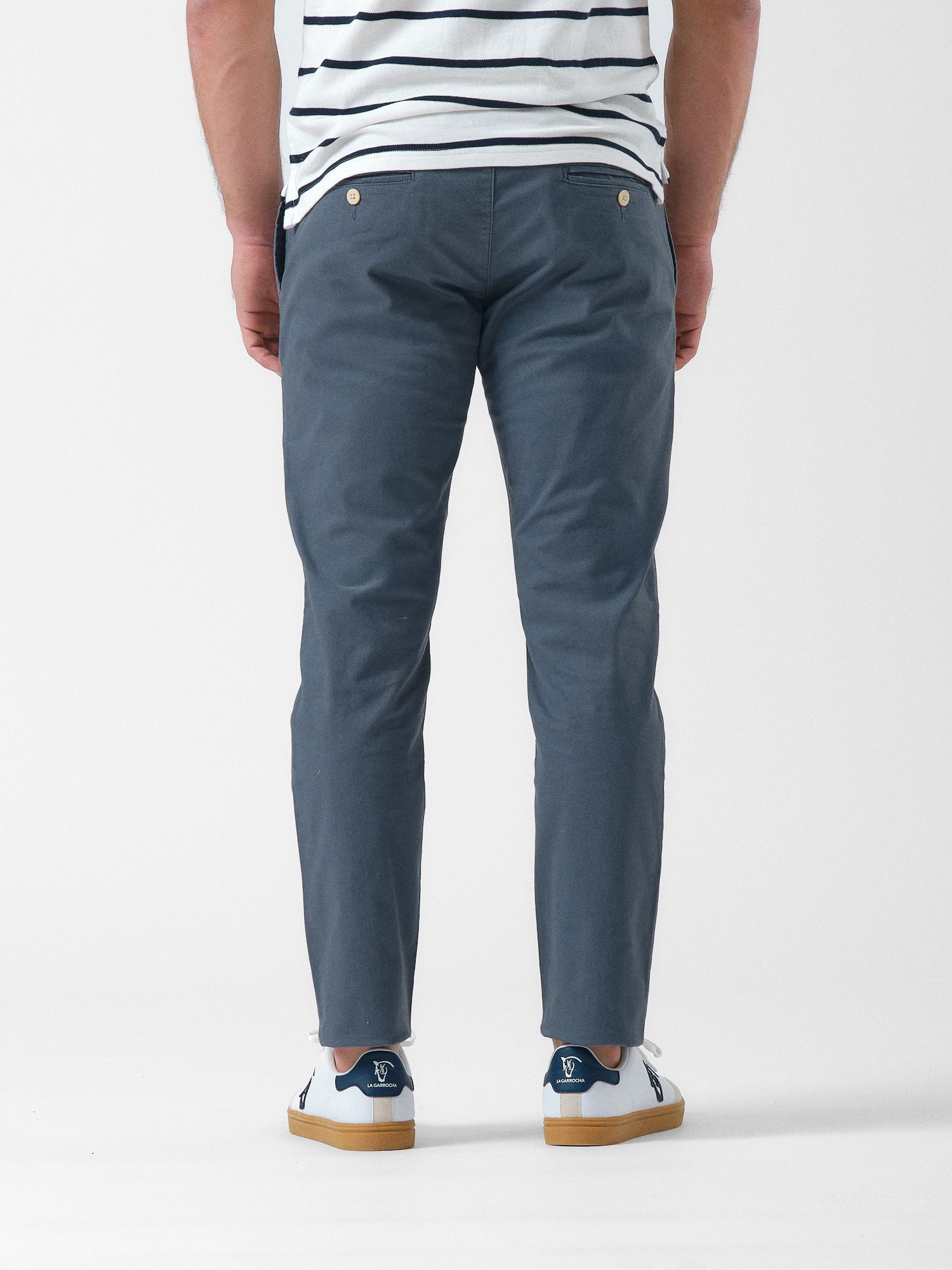 Lace-up Chino | Cobalto
