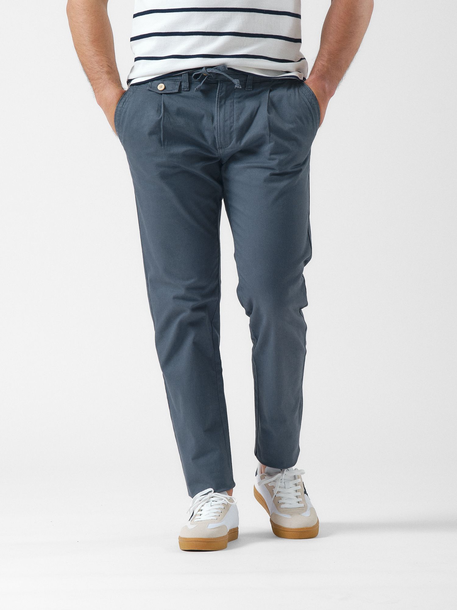 Lace-up Chino | Cobalto