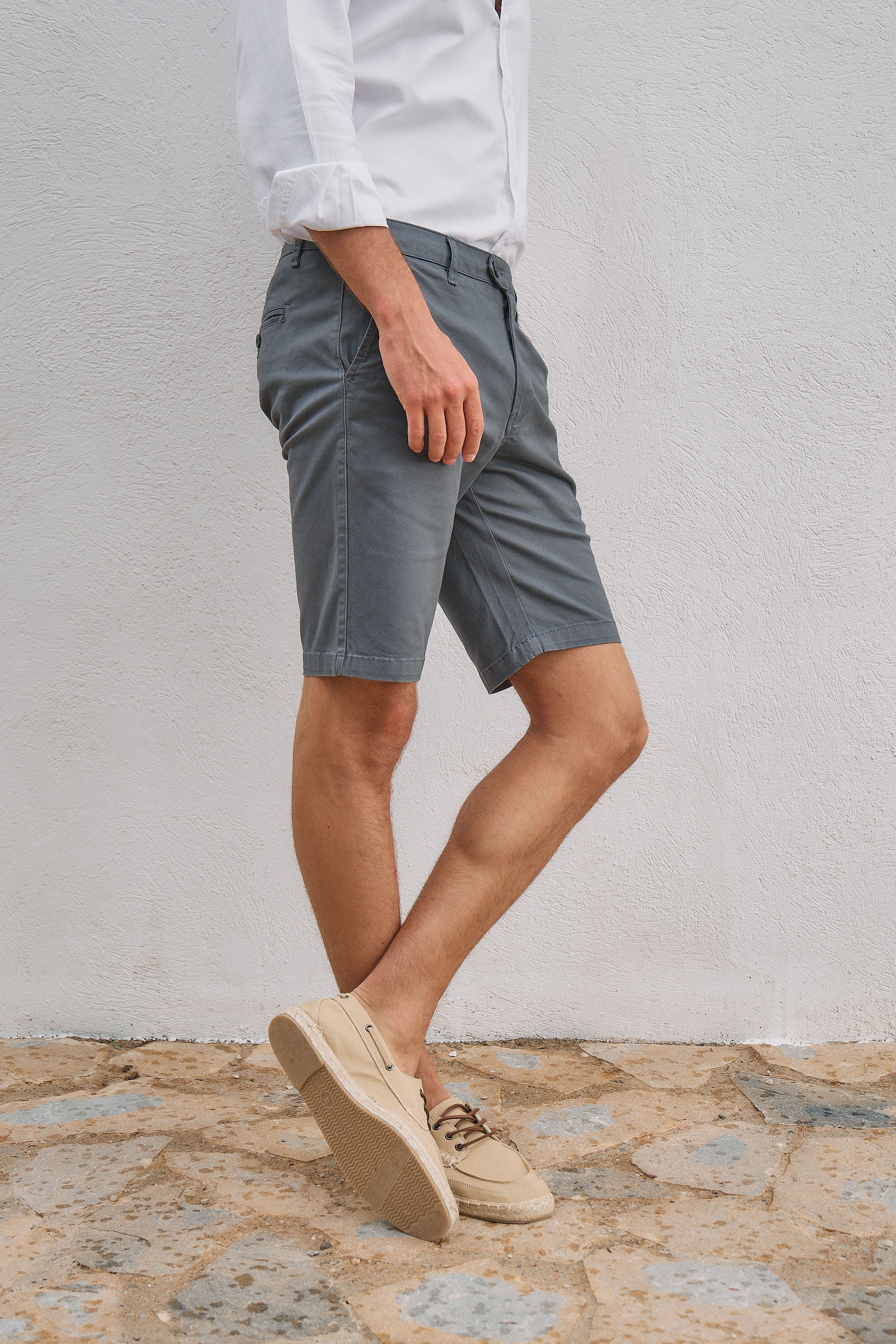 Chino Bermuda Short | Cobalto