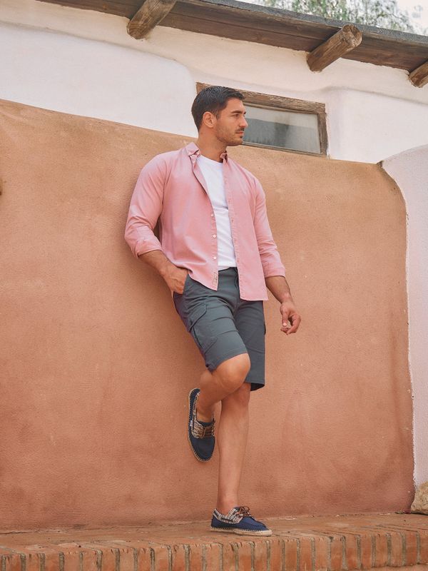 Cargo Bermuda Short | Cobalto