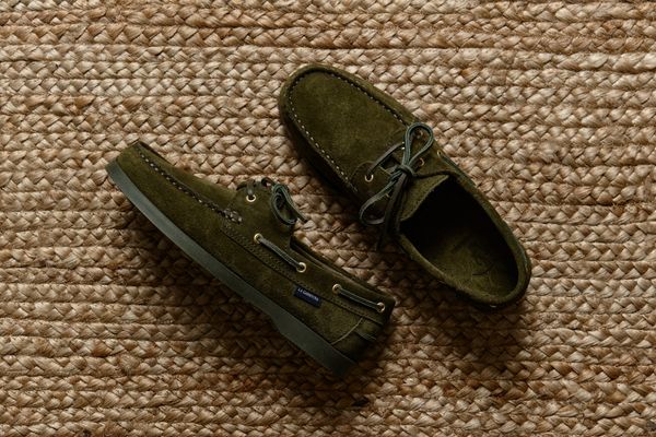 Chaussure nautique en daim | Verde