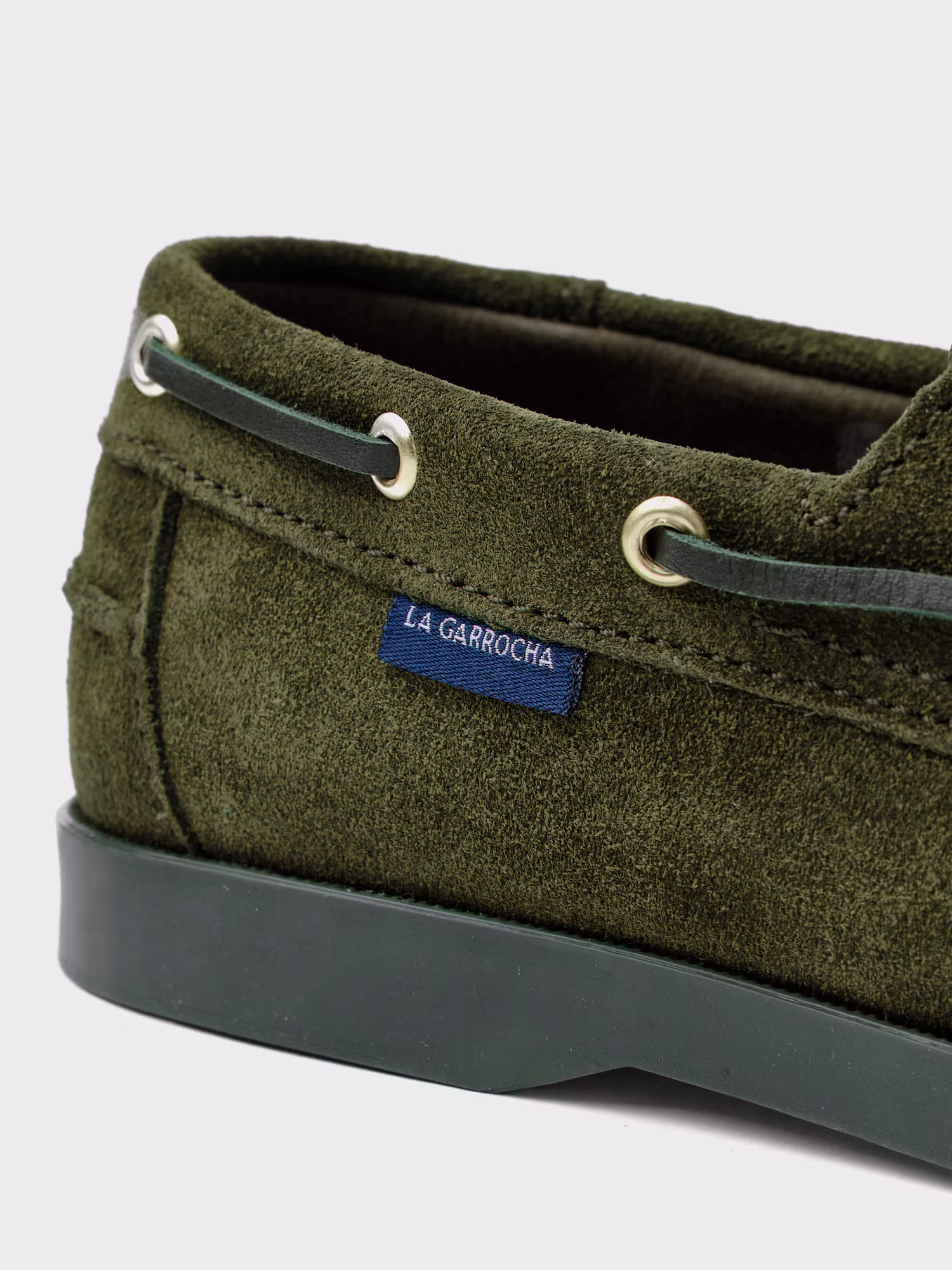 Suede Nautical Shoe | Verde