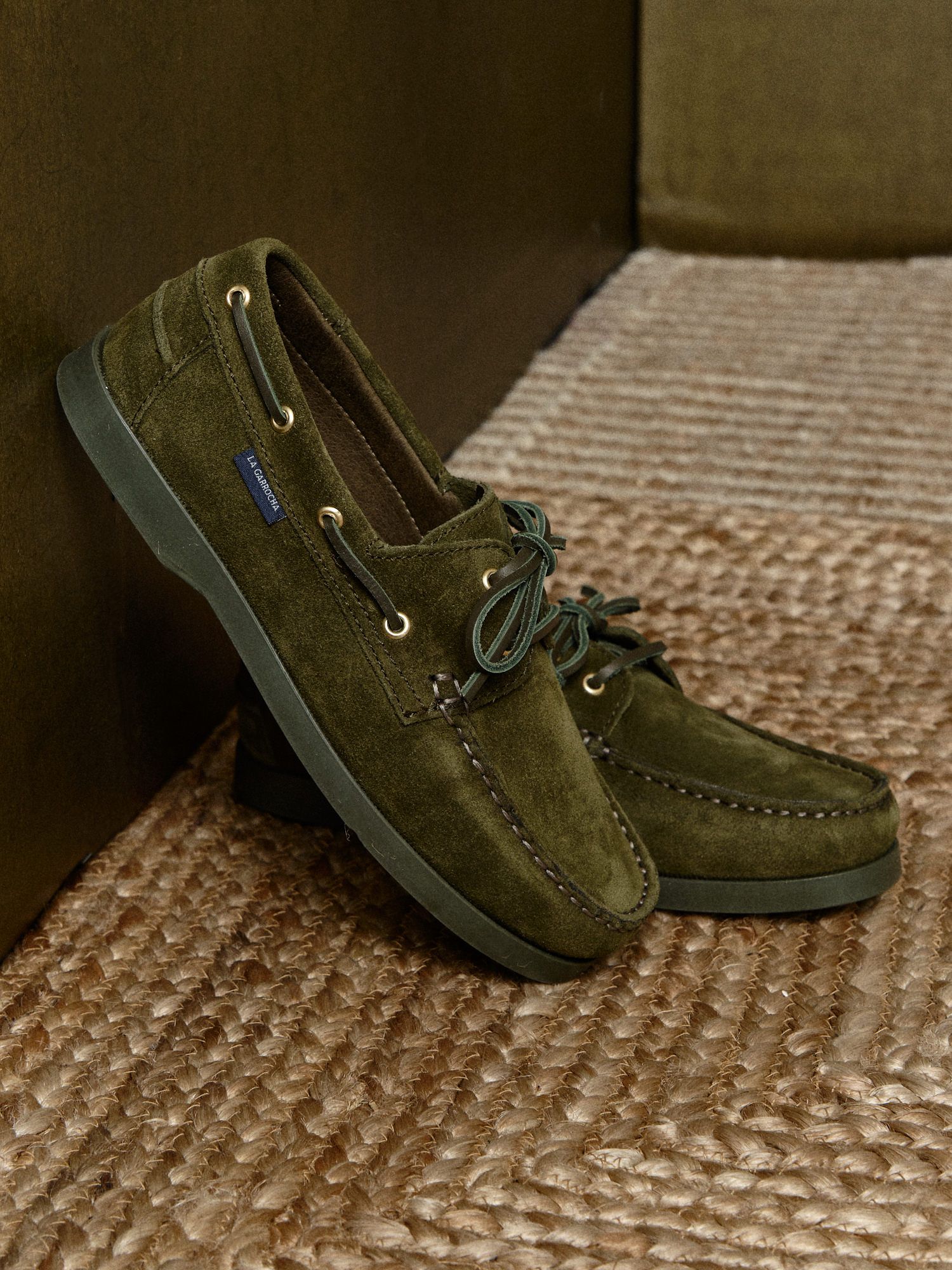 Chaussure nautique en daim | Verde