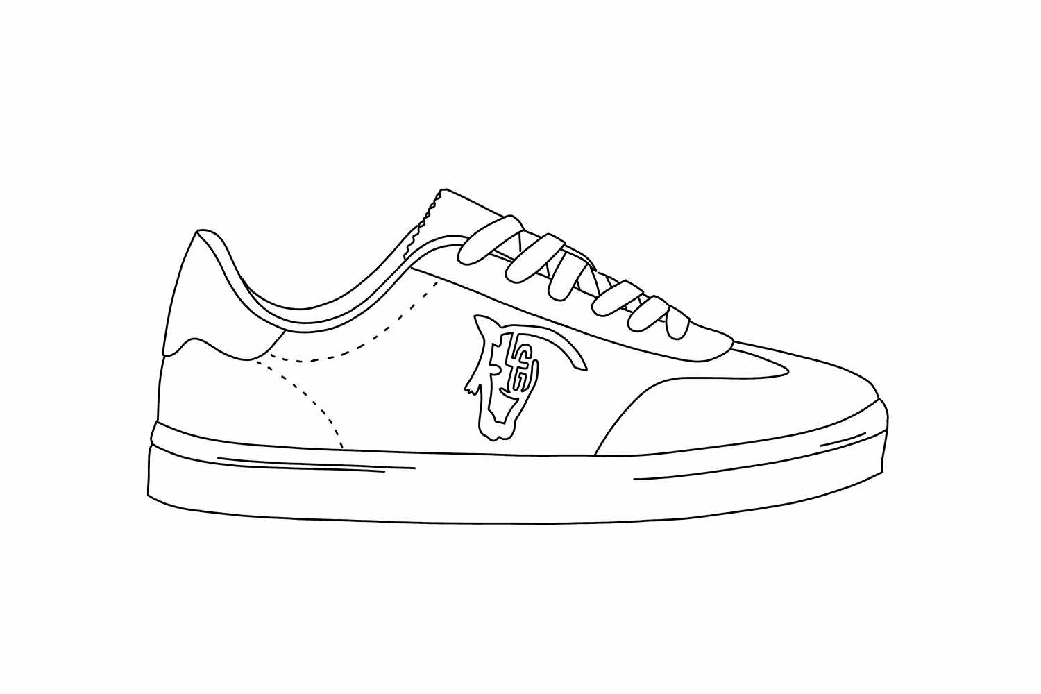 Nimes Sneakers | Nude 