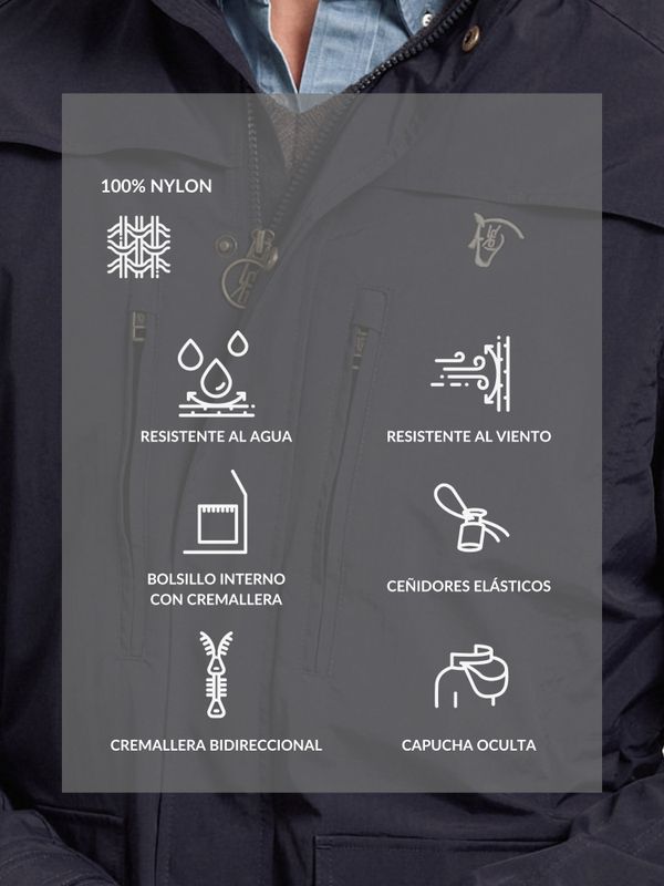 Parka Técnica | Marino