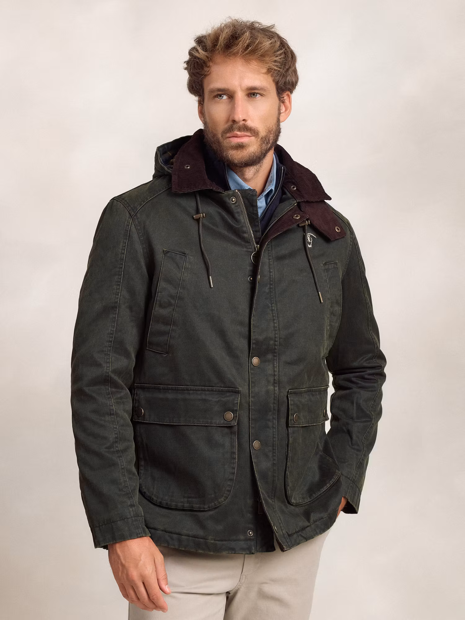 Waxed-Effect Parka | Caza